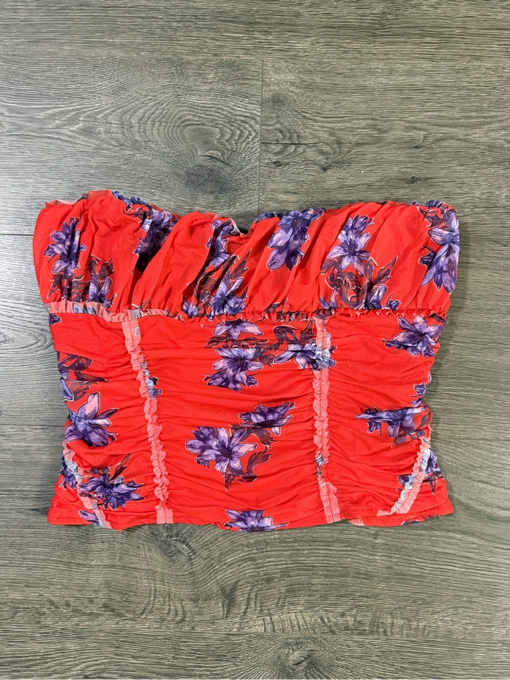 *NWOT* Free People Scottie Printed Tube Top - Picture 4 of 5